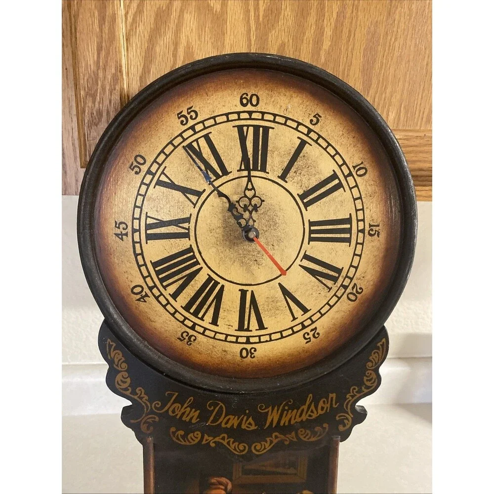 Vintage John Davis Windsor Tavern Style Bar Clock